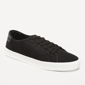 Canvas Lace-Up Sneakers
